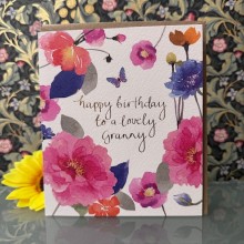 Birthday card Granny - Happy birthday to a lovely Granny